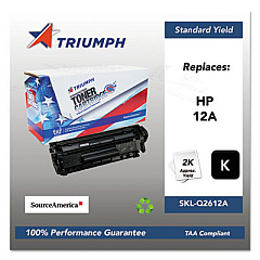 Triumph 751000NSH0171 Remanufactured Q2612A (12A) Toner, 2,000 Page-Yield, Black