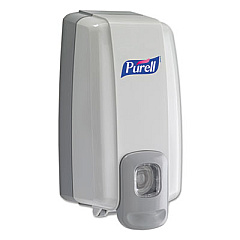 PURELL NXT SPACE SAVER Dispenser, 1,000 mL, 5.13 x 4 x 10, White/Gray (212006)