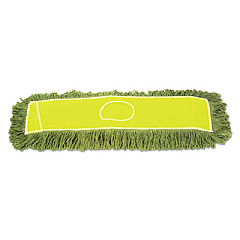 Boardwalk Echo Dustmop, Synthetic/Cotton, 36" x 5", Green, 12/Carton (BWKECHO365LGSP)