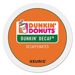 Dunkin Donuts K-Cup Pods, Dunkin' Decaf, 24/Box (0846)