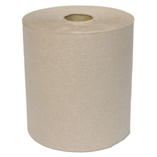 GEN Hardwound Roll Towels, 1-Ply, 8" x 700 ft, Kraft, 6/Carton (GEN1826)