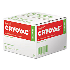 Diversey Cryovac Sandwich Bags, 1.15 mil, 6.5" x 5.88", Clear, 500/Carton (100946910)