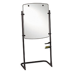 Quartet Total Erase Presentation Dry Erase Easel, 31 x 41, White, Black Steel Frame (120TE)