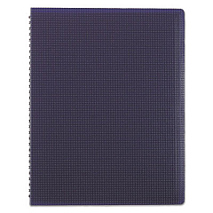 Blueline Duraflex Poly Notebook, 1 Subject, Medium/College Rule, Blue Cover, 11 x 8.5, 80 Sheets (B4182)