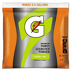 Gatorade Original Powdered Drink Mix, Lemon-Lime, 21oz Packet, 32/Carton (03969)