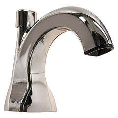 Rubbermaid Commercial One Shot Soap Dispenser - Manual, 1.9 x 5.13 x 4.3, Polished Chrome (401544)
