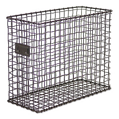 Universal Vintage Wire Mesh File Holder, Top Loading, 6 x 13.63 x 10.13, Vintage Bronze (UNV20064)