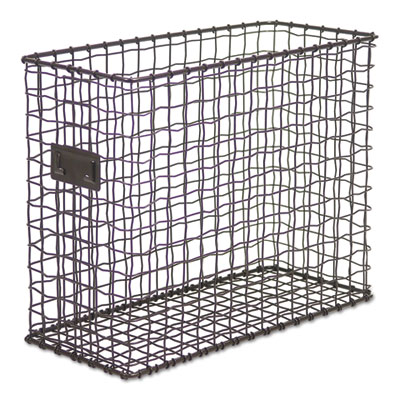 Universal Vintage Wire Mesh File Holder, Top Loading, 6 x 13.63 x 10.13, Vintage Bronze (UNV20064)