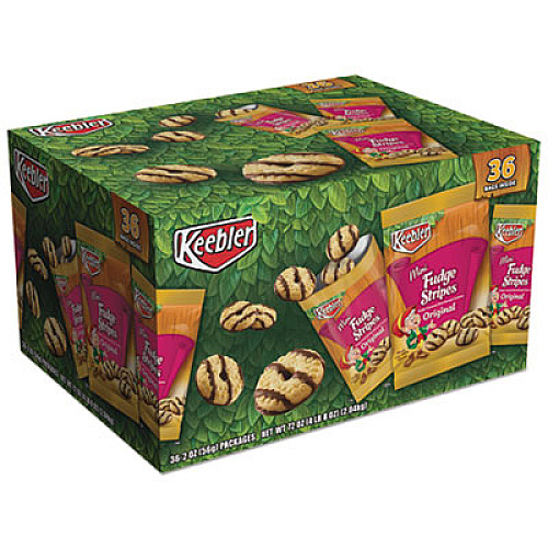 Keebler Mini Cookie Snack Packs, Cookie Variety, Box, 72 oz (10200)