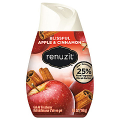 Renuzit Adjustables Air Freshener, Blissful Apples and Cinnamon, 7 oz Cone, 12/Carton (03674)