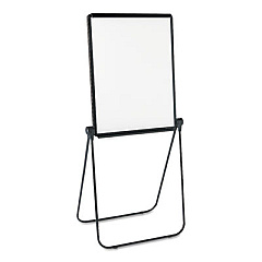 Quartet Ultima Presentation Easel, 27 x 34, White Surface, Black Frame (101EL)