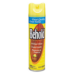 Diversey Behold Furniture Polish, Lemon, 12.5 oz Aerosol Spray (CB520009EA)