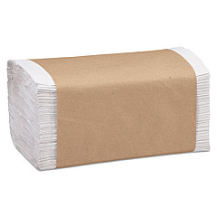 Marcal PRO 100% Recycled Folded Paper Towels, 1-Ply, 8.62 x 10.25, White, 334/Pack, 12 Packs/Carton (P6002B)