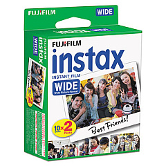 Fujifilm Instax Wide Film Twin Pack, 800 ASA, 20-Exposure Roll (16468498)