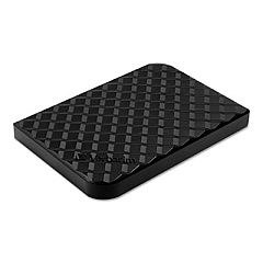 Verbatim Store N Go Portable Hard Drive, 1 TB, USB 3.0, 5,400 rpm, Black (97395)