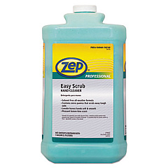 Zep Professional Industrial Hand Cleaner, Easy Scrub, Lemon, 1 gal Bottle with Pump, 4/Carton (1049470)