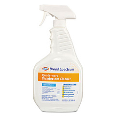 Clorox Broad Spectrum Quaternary Disinfectant Cleaner, 32 oz Spray Bottle (30649EA)