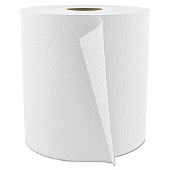 Cascades PRO Select Roll Paper Towels, 1-Ply, 7.9" x 800 ft, White, 6/Carton (H084)