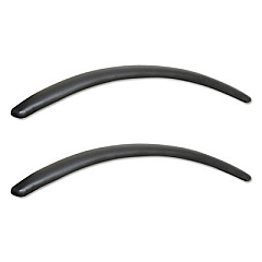 Alera Neratoli Series Replacement Arm Pads, Faux Leather, 1.77w x .59d x 15.15h, Black, 1 Pair (ALENRAP19)