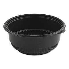 Anchor Packaging MicroRaves Incredi-Bowl Base, 20 oz, 5.75" Diameter x 2.43"h, Black, 250/Carton (4605821)