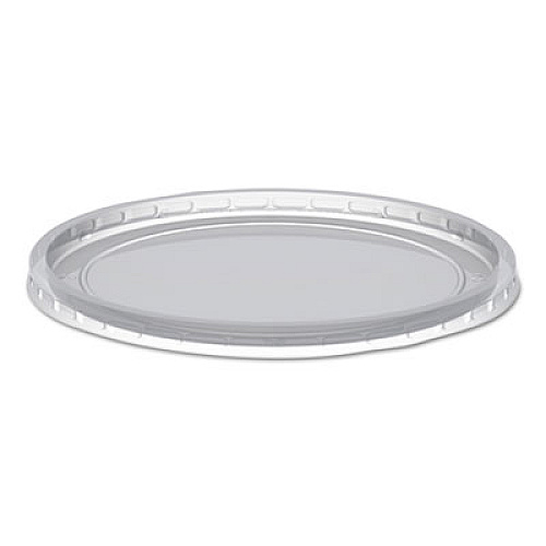 Anchor Packaging MicroLite Deli Tub Lid, Inside-Cap Fit, Fits 8-32 oz Containers, 4.56" Diameter x 0.26"h, Clear, 500/Carton (L409C)