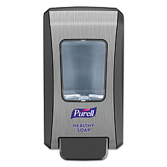 PURELL FMX-20 Soap Push-Style Dispenser, 2,000 mL, 4.68 x 6.6 x 11.66, Graphite, 6/Carton (523406)