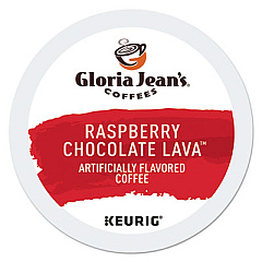 Gloria Jean's Raspberry Chocolate Lava K-Cup, Raspberry Chocolate Lava, 24/Box (6958)