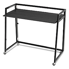 Alera Quick Assemble Computer Workstation, 41.3" x 19.9" x 36.7", Espresso/Black (ALEQAD4232EB)