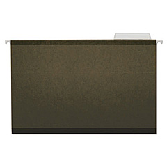 Universal Deluxe Reinforced Recycled Hanging File Folders, Legal Size, 1/3-Cut Tabs, Standard Green, 25/Box (UNV24213)