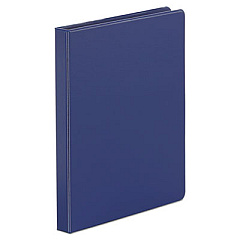 Universal Economy Non-View Round Ring Binder, 3 Rings, 0.5" Capacity, 11 x 8.5, Royal Blue (UNV30402)