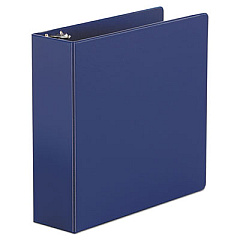 Universal Economy Non-View Round Ring Binder, 3 Rings, 3" Capacity, 11 x 8.5, Royal Blue (UNV30408)