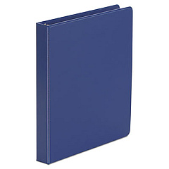 Universal Economy Non-View Round Ring Binder, 3 Rings, 1" Capacity, 11 x 8.5, Royal Blue (UNV31402)