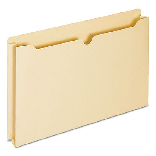 Universal Economical Manila File Jackets, Straight Tab, Legal Size, Manila, 50/Box (UNV76500)