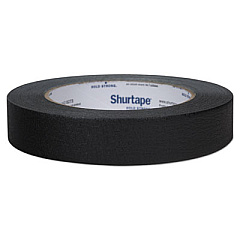 Duck Color Masking Tape, 3" Core, 0.94" x 60 yds, Black (240574)