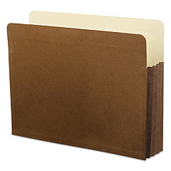 Pendaflex Redrope WaterShed Expanding File Pockets, 3.5" Expansion, Letter Size, Redrope (35247)