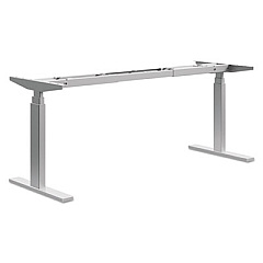 HON Coordinate Height-Adjustable Base 3-Stage, 72w x 24d, Gray (HAB3S2LP8L)