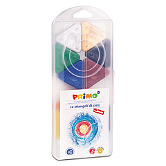 Stride Primo Triangle Crayons, Assorted Colors, 12/Pack (0731TR)
