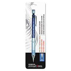 Zebra Zensations Tect 2way 1000 Technical Pencil, 0.7 mm, HB (#2), Black Lead, Blue Barrel (06211)