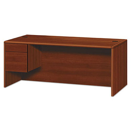 HON 10700 Series Single Pedestal Credenza, 1 Box/File Pedestal, 72w x 29.5h Cognac (10786LCO)