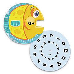Carson-Dellosa Education EZ-Spin, Additon Game, Ages 5 to 7, 18/Pack (120227)