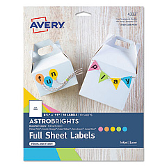 Avery 4332 Color Easy Peel Labels