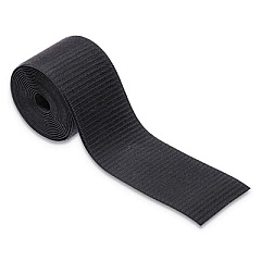 D-Line Cable Grip Strip, 3" Wide x 10 ft Long, Black (CGS3B)
