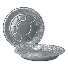 Durable Packaging Aluminum Pie Pans, Deep, 32 oz, 10" Diameter x 1.38"h, 500/Carton (260040)