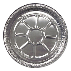 Durable Packaging Aluminum Round Containers, 25 Gauge, 44 oz, 9" Diameter x 21.94"h, Silver, 500/Carton (509500)