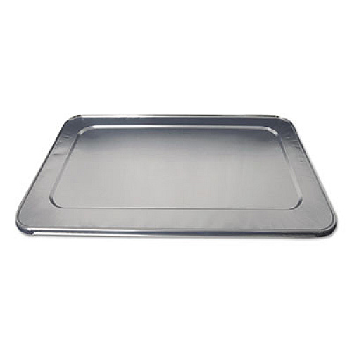 Durable Packaging Aluminum Steam Table Lids, Fits Heavy Duty Full-Size Pan, 12.88 x 20.81 x 0.63, 50/Carton (890050)