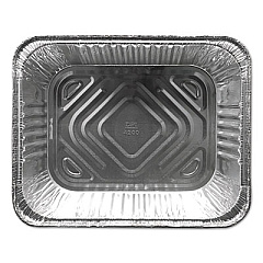 Durable Packaging Aluminum Steam Table Pans, Half-Size Deep120 oz., 2.56" Deep, 10.38 x 12.75, 100/Carton (FS4200XX)