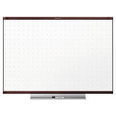 Quartet Prestige 2 Total Erase Whiteboard, 72 x 48, Mahogany Color Frame (TE547MP2)