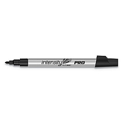 BIC Intensity Metal Pro Permanent Marker, Fine Pro Bullet Tip, Black, Dozen (PMIPK11BK)