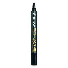 Pilot Premium 400 Permanent Marker, Broad Chisel Tip, Black, 36/Pack (44144)
