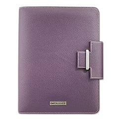 AT-A-GLANCE Day Runner Terramo Refillable Planner, 8.5 x 5.5, Eggplant Cover, 12-Month (Jan to Dec): Undated (4010214)